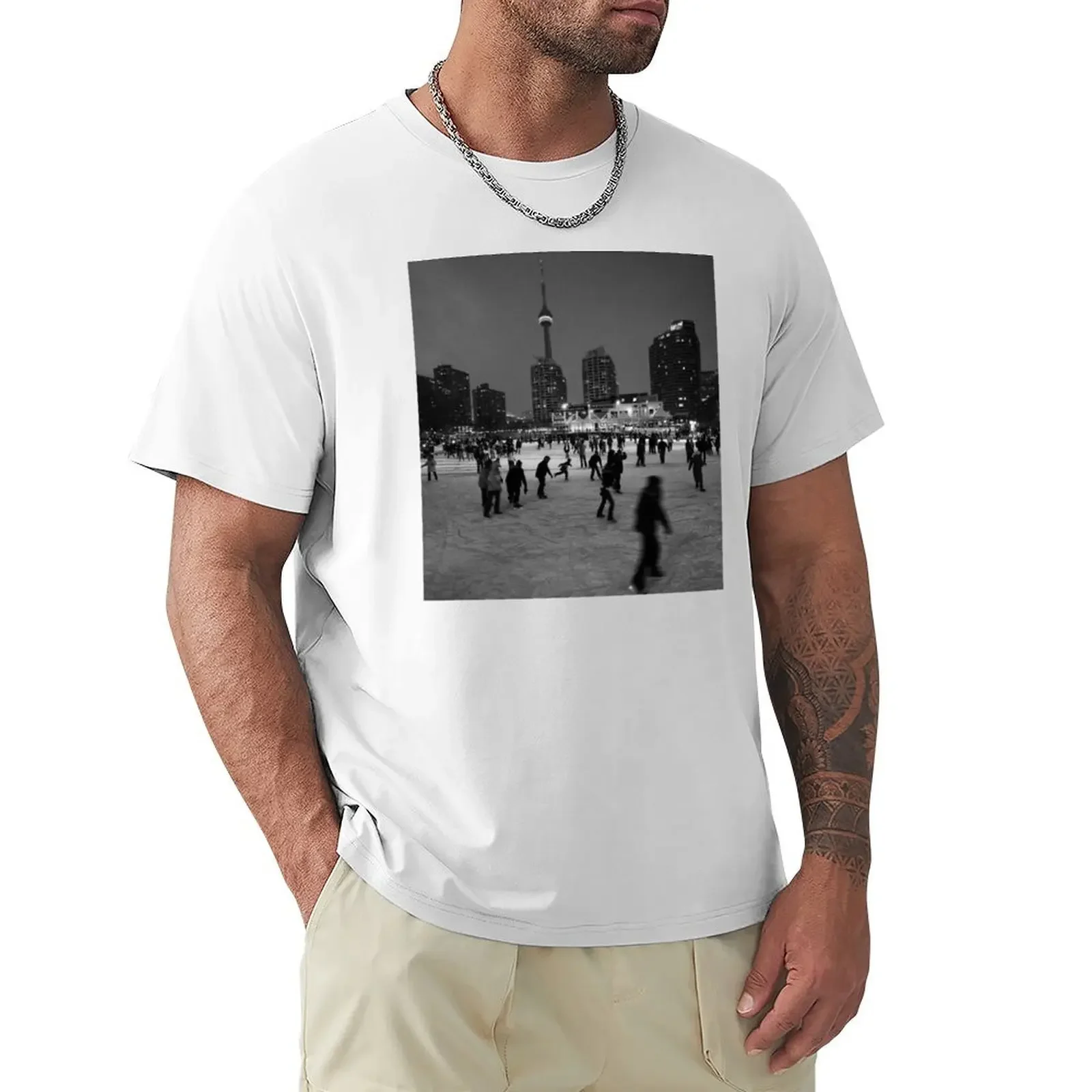 

Skating In New York T-shirt tees hippie clothes heavyweight t shirts for men