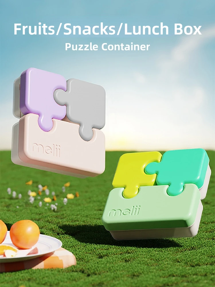 Contenitori Bento Lunch Box in Silicone a prova di perdite senza microonde lavab