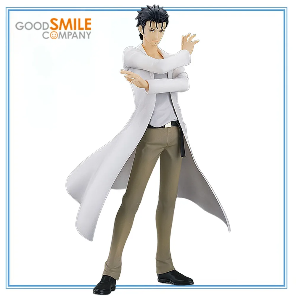 

100% оригинал, в наличии Good Smile Company Pop Up Parade Steins;Gate Okabe Rintarou Collection Series, аниме-фигурка, гаражный комплект