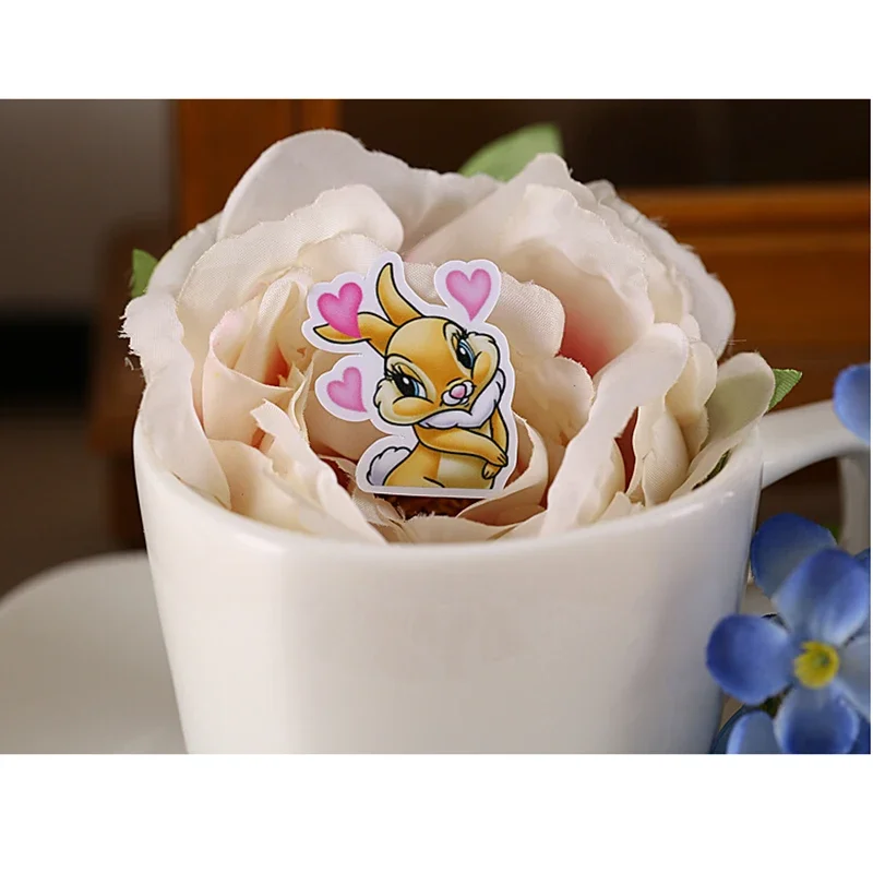 35pcs Disney Deer Bambi Anime Figure Creative Stickers DIY Albums Luggage Notebook Guitar Waterproof Stickers Birthday Gifts