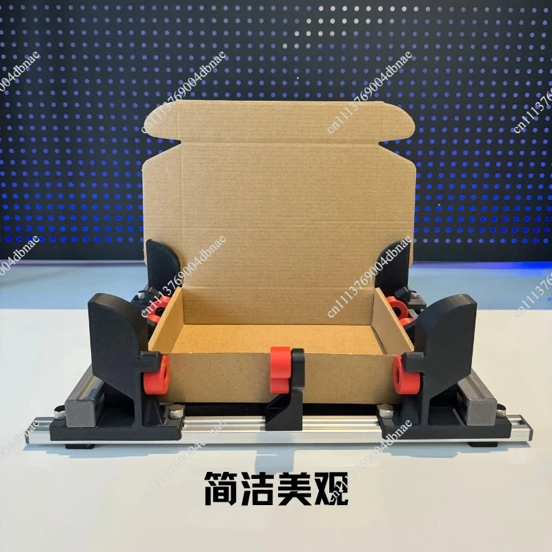 Aircraft box fixture auxiliary roller folding tool carton special folding carton artifact