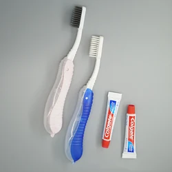 Cepillo de dientes portátil para higiene bucal, herramienta de limpieza dental, plegable, para viajes y acampada