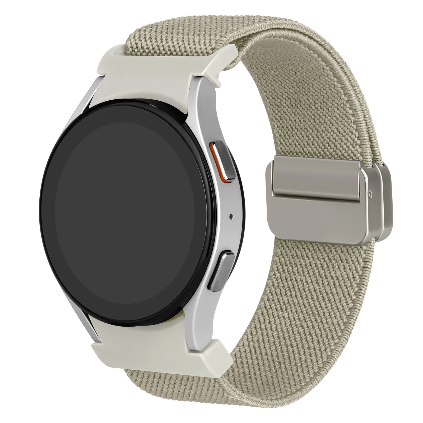 Keine Lücken Nylon band für Samsung Galaxy Uhr 6 4 Armband magnetisch 20mm Armband Galaxie Uhr 6 4 klassisch 5 pro 47mm 43mm 44mm 40mm