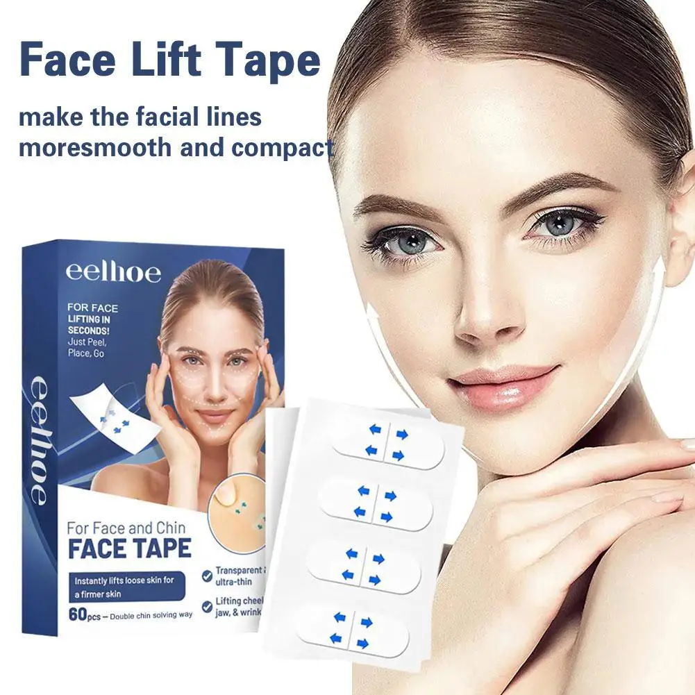 

Lifting Face Stickers Invisible Transparent Thin Face Lift Skin Patches Sagging Tools Face Tape Wrinkle V-shape Adhesive S8r6