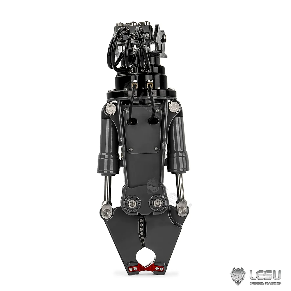 1/14 LR960 excavadora de demolición Universal AT-C0037 Motor hidráulico alicates hidráulicos rotación de 360 grados alicates hidráulicos LESU