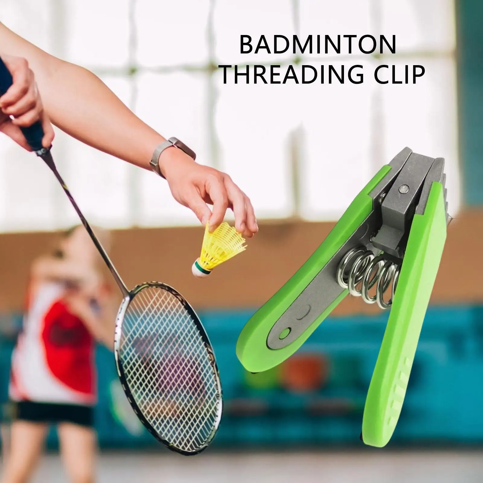 

Professional Badminton Stringing Clamp High Strength Alloy Machine Head Clamp for Badminton Racket Stringing Machine Tool