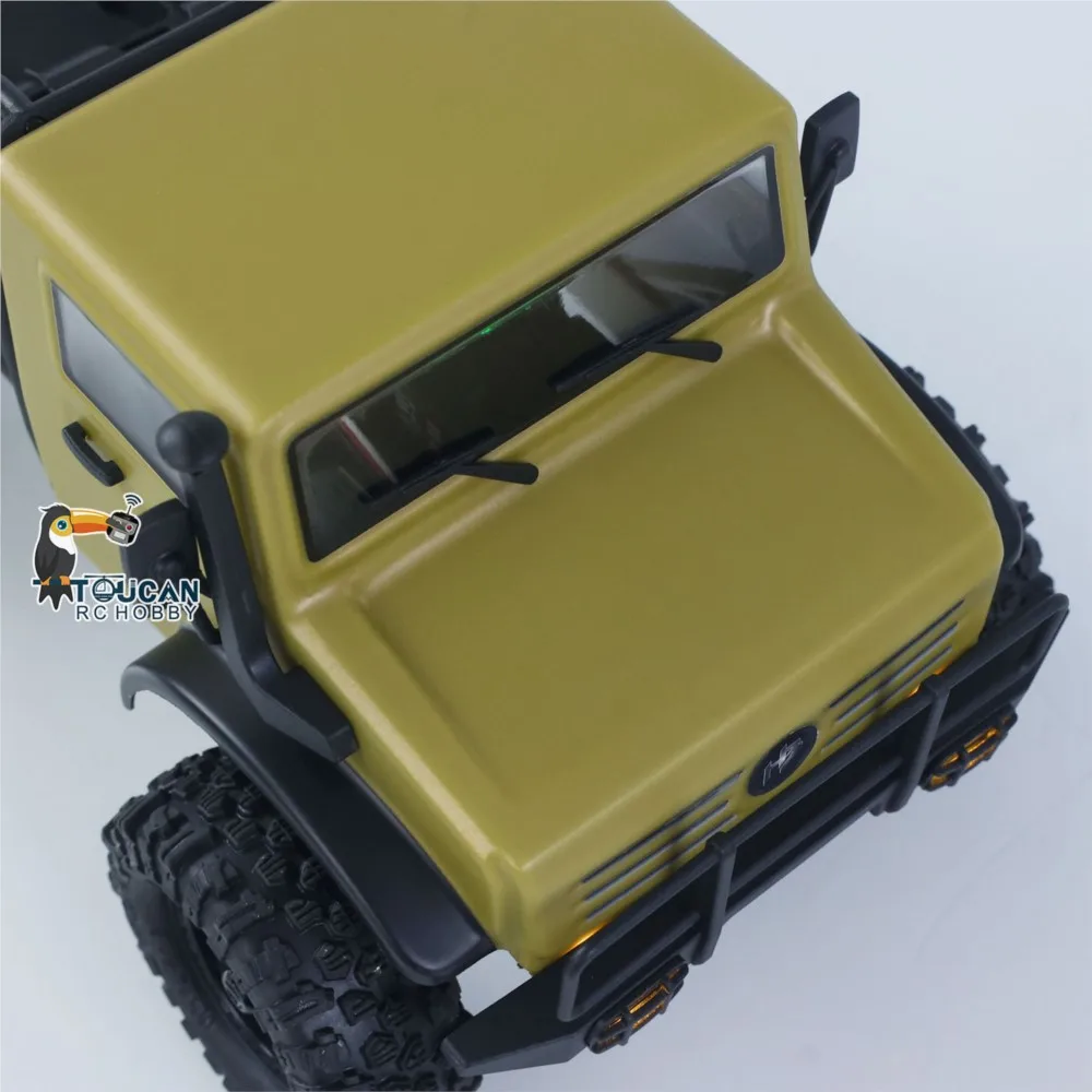 1/18 2.4G RC Rock Crawler Car CR18P V3 4WD Offroad Climbing Vehicle RTR Ready To Run Hobbywing Brushless Motor ESC LED