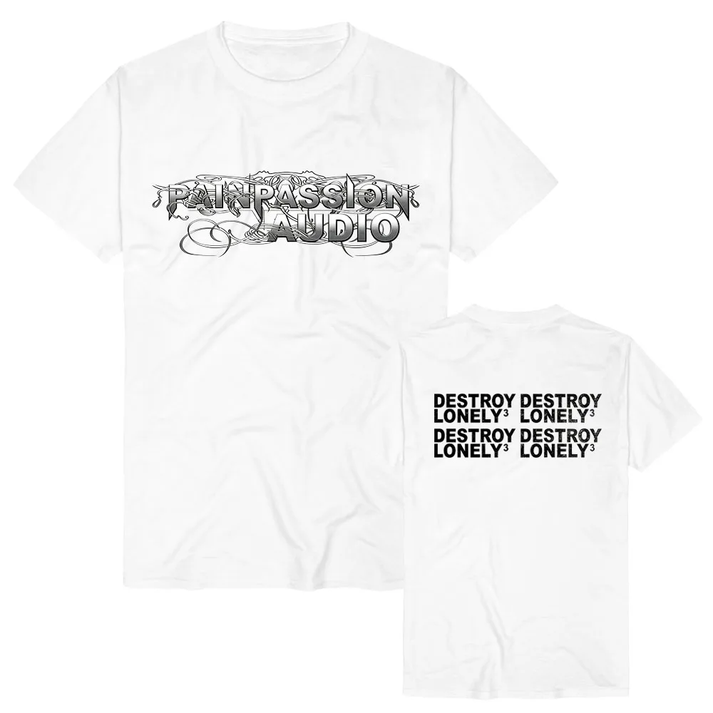 Pain Passion Audio Cyber T-Shirt Destroy Lonely Fashion Aesthetic Graphic Printing Comfortable High Quality Cotton Aldult Unisex