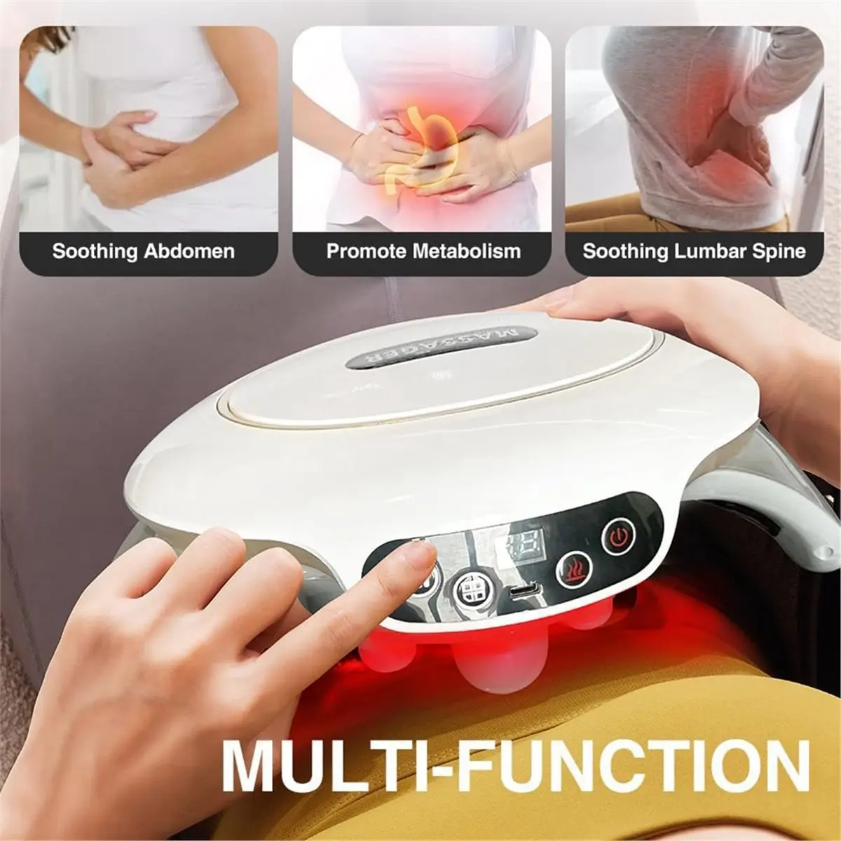 [Vend for]Abdominal Massager, Stomach Massage for Digestion, Stomach Relaxation, and Digestive Relief - Belly Cellulite Massager