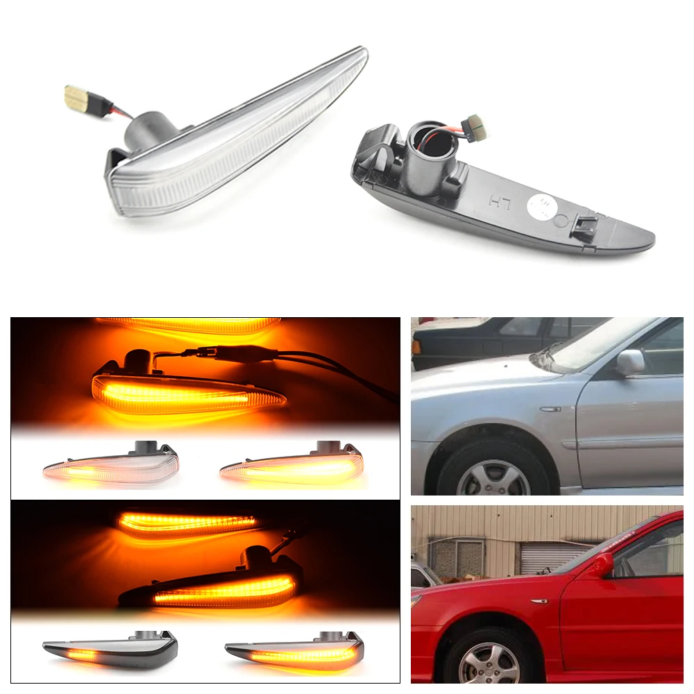 For Southeast Mitsubishi Lancer Car LED Dynamic Turn Signal Light Blinker Indicator Side Mirror Lamp Lights