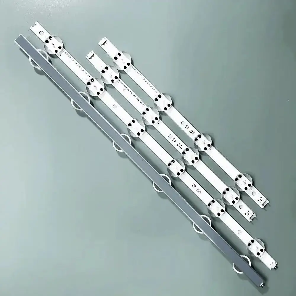 

For TV 43uj6510 43LJ622V 43UJ675V 43UJ655V 43UJ670V 43UJ651V 43LV340C 43LJ610V V17 43 ART3 43uj6525 43uj6565 4pcs LED Backlight