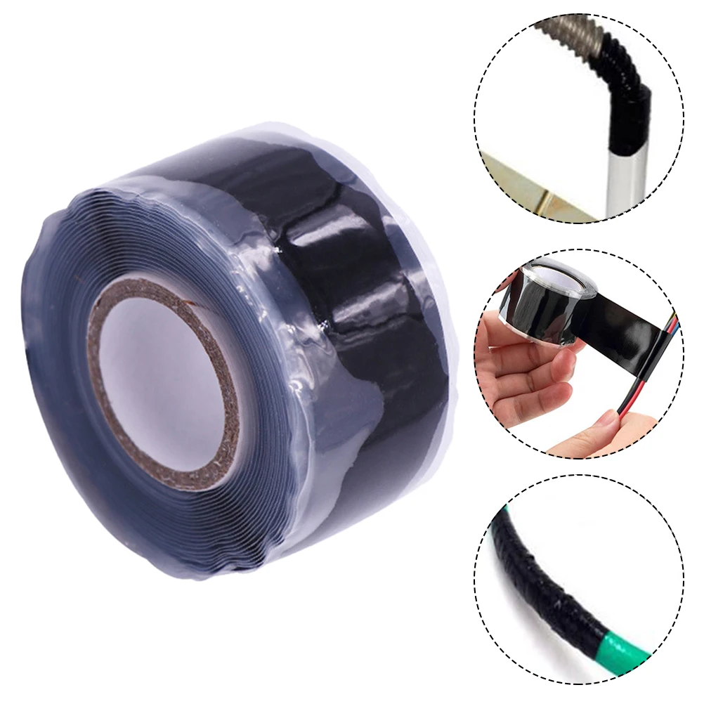 

Waterproof Silicone Tape Heat Resistant Electrical Insulation Pipe Repair Self Adhesive Gaffer Tape for Electric Wires