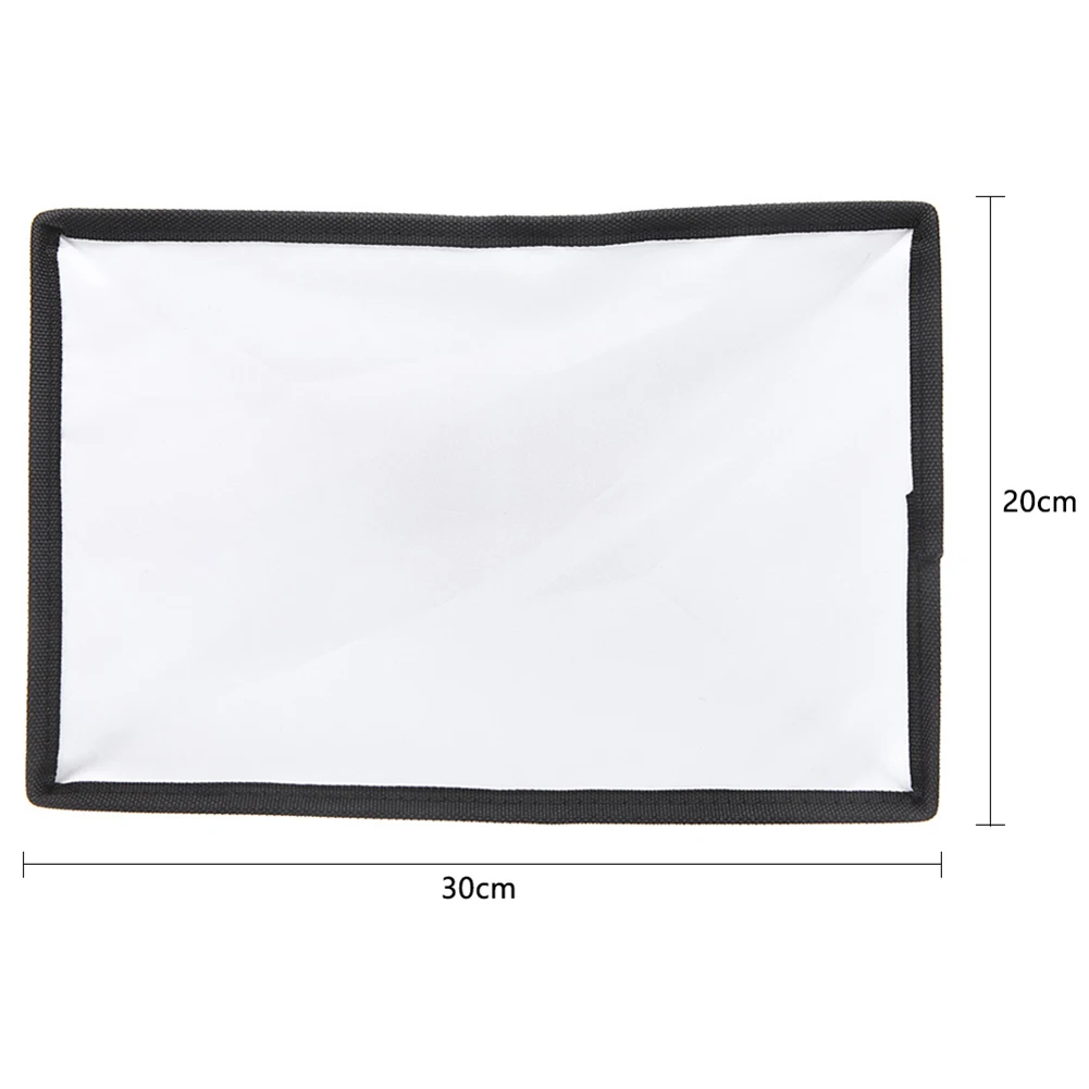 Picture 4: Photography Flash Diffuser Softbox Multi-function Portable Practical  Speedlight Soft Light Box Universal 20x30cm