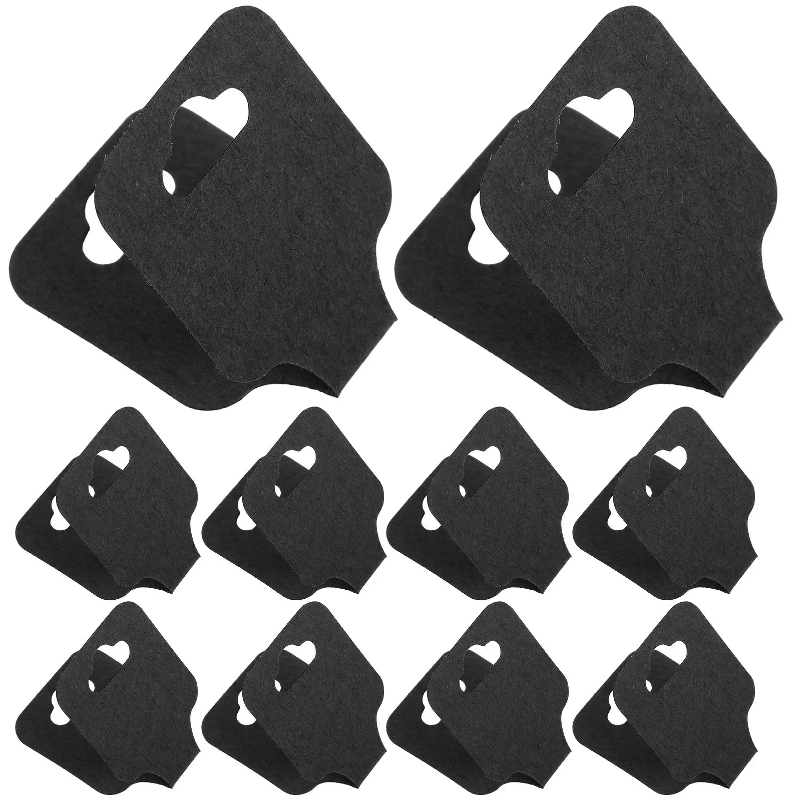 

100pcs Blank Folding Cardstock Display For Necklaces Bracelets Packaging Necklace Hanging Cards Jewelry Tags Display Cards