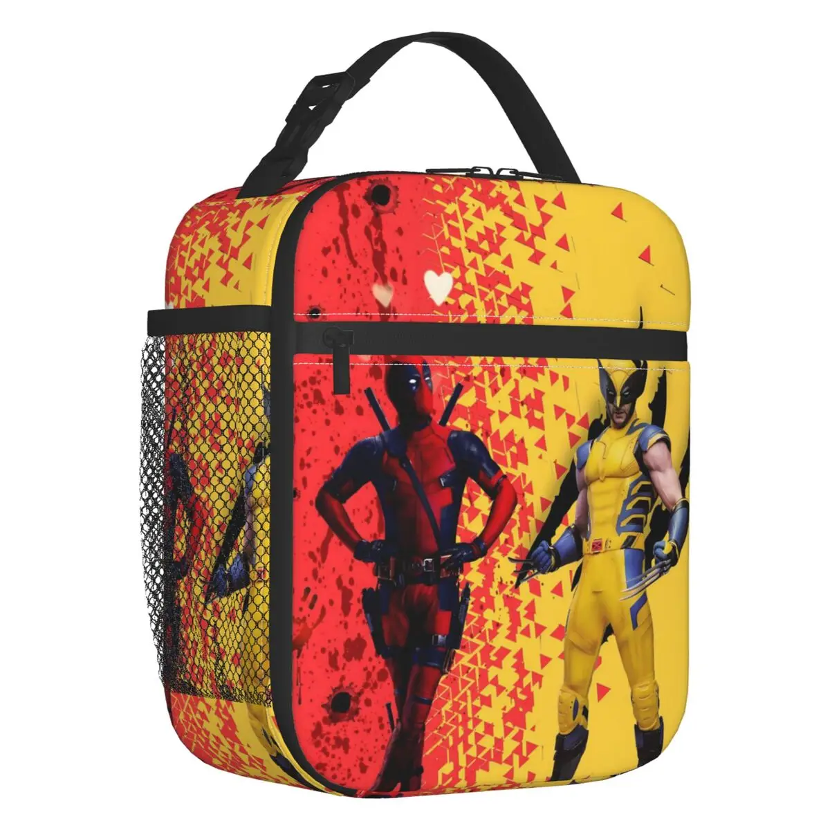

Custom Wolverine Lunch Bag Warm Cooler Funny Anime Cartoon Insulated Lunch Boxes for Kids School Children