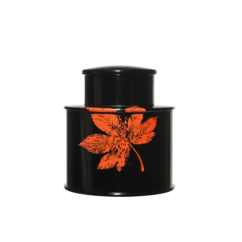 Large paint can, pure tin can, handmade lacquer ware, handsealed can, tea set
