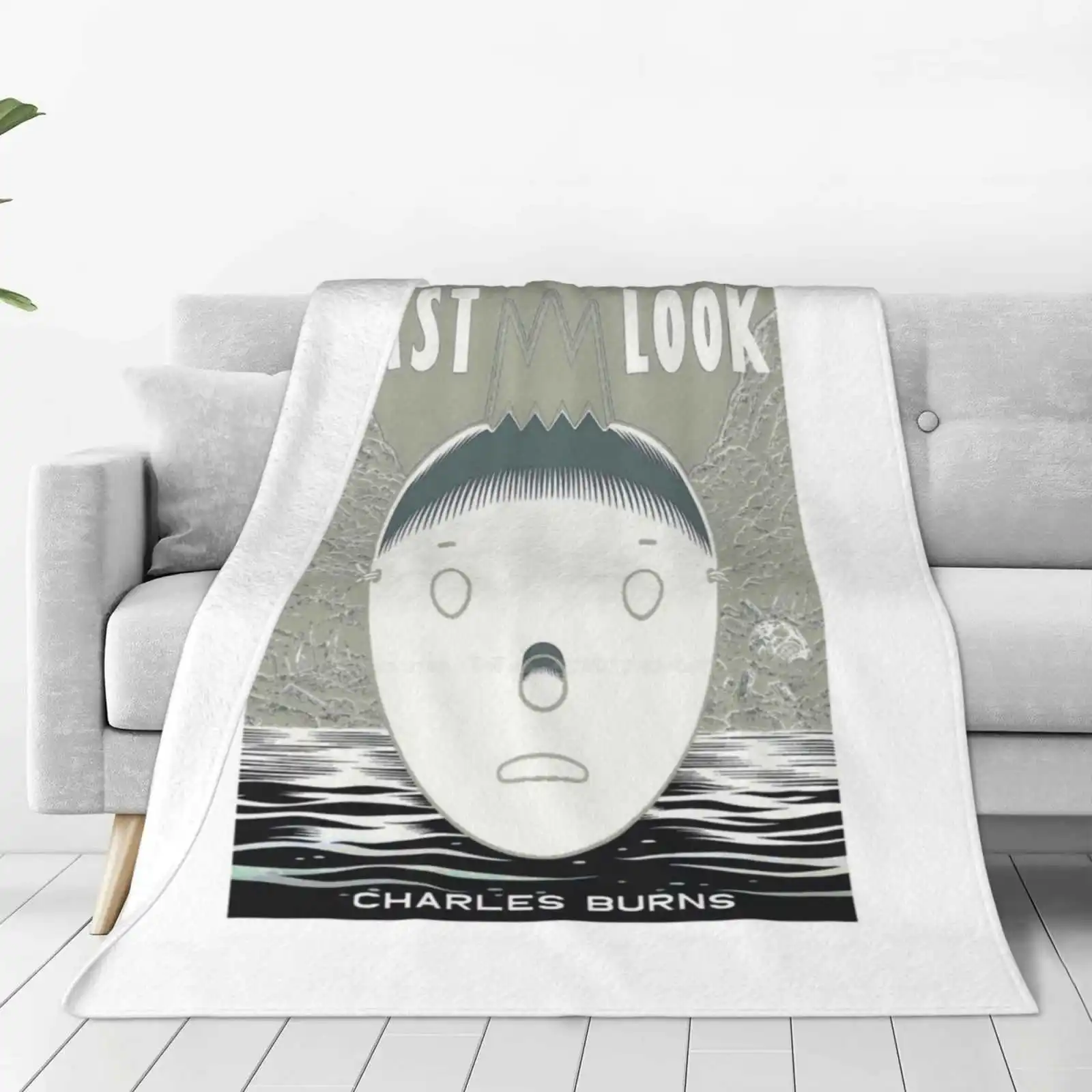 بطانية دافئة من الفانيلا مع براقة ، تصميم مبتكر ، مريح ، رسم هزلي ، رواية ملونة ، فيسبوك ، عنف عنيف