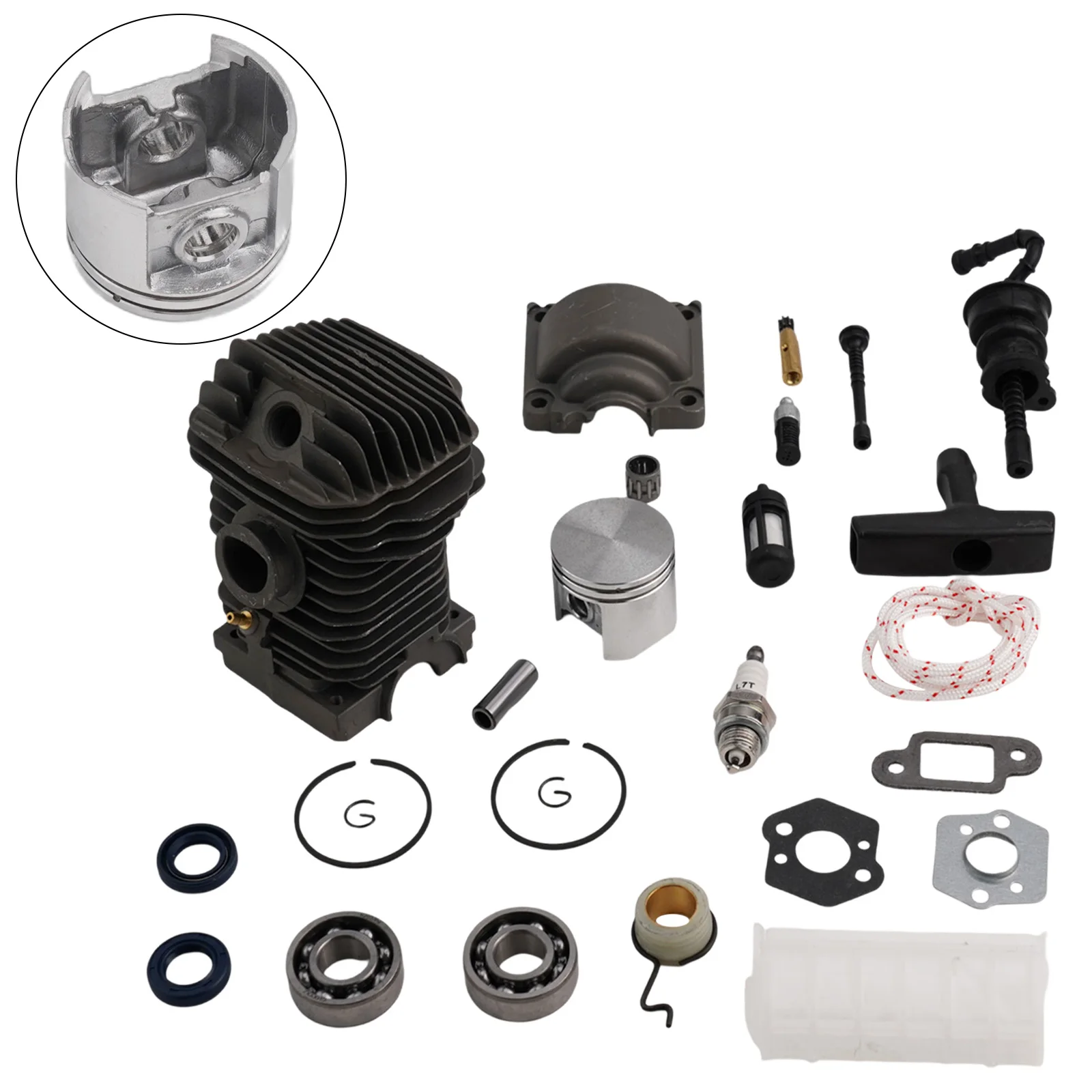 

КОМПЛЕКТ поршня цилиндра-ПОРШЕНЬ ЦИЛИНДРА 023 025 MS230 MS250 1123 020 1209 1123 030 0408, запасная часть, высокое качество