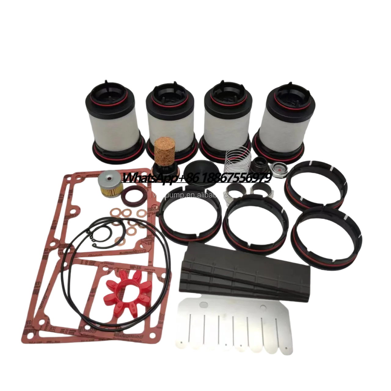 

VC50 VC75 VC100 Overhaul Kit Wearing Parts With Filter Vanes Seal Repair Parts for Vacuum Pump