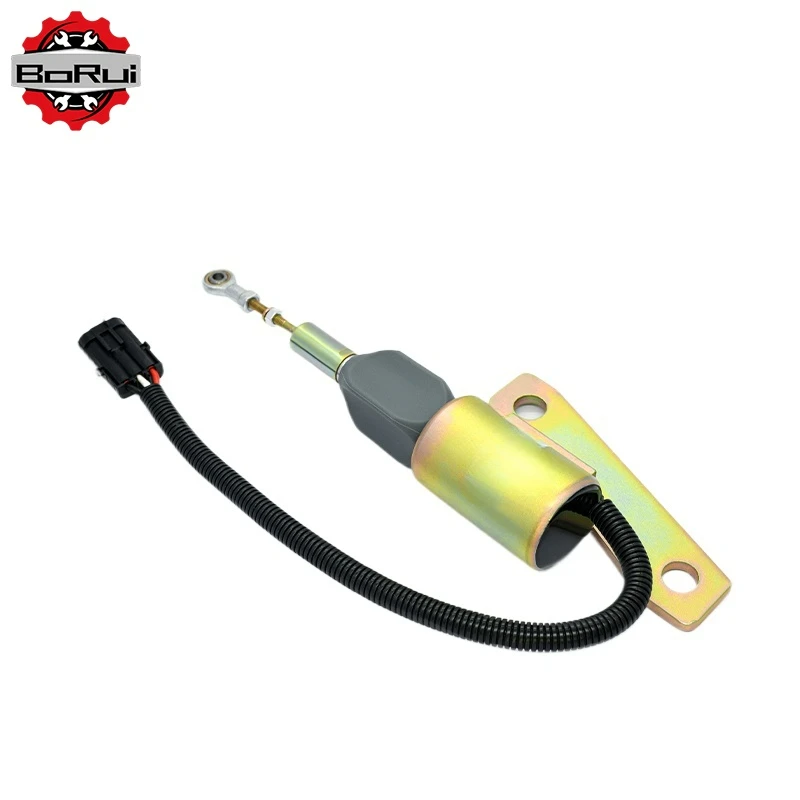 

3991624 12V / 3991625 24V Accessories Fuel Stop Solenoid For Cummins 6BT 5.9L For Hyundai 220-5, 5.9B-