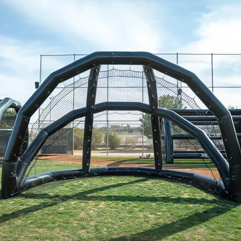 Pro Heavy-Duty Commercial Inflatable Backstop Net - Training & Sports Barrier