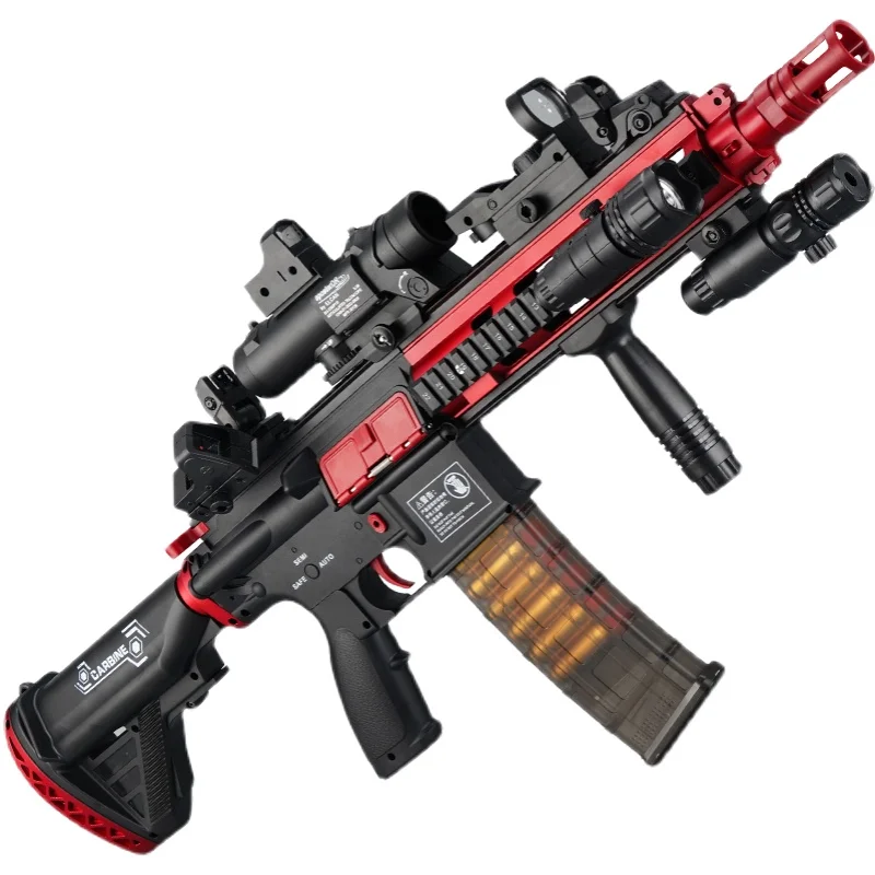 الأطفال الكهربائية إطلاق مستمر اليد التلقائي رمي قذيفة M416 رصاصة طرية بندقية يمكن إطلاق رصاصة طرية بندقية لعبة مجسمة بندقية