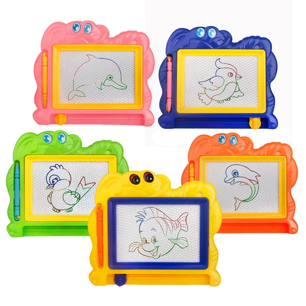

5Pcs Kids Magnetic Drawing Board Portable Lightweight Creative Design for Childrens Learning and Imagination Drawing Board