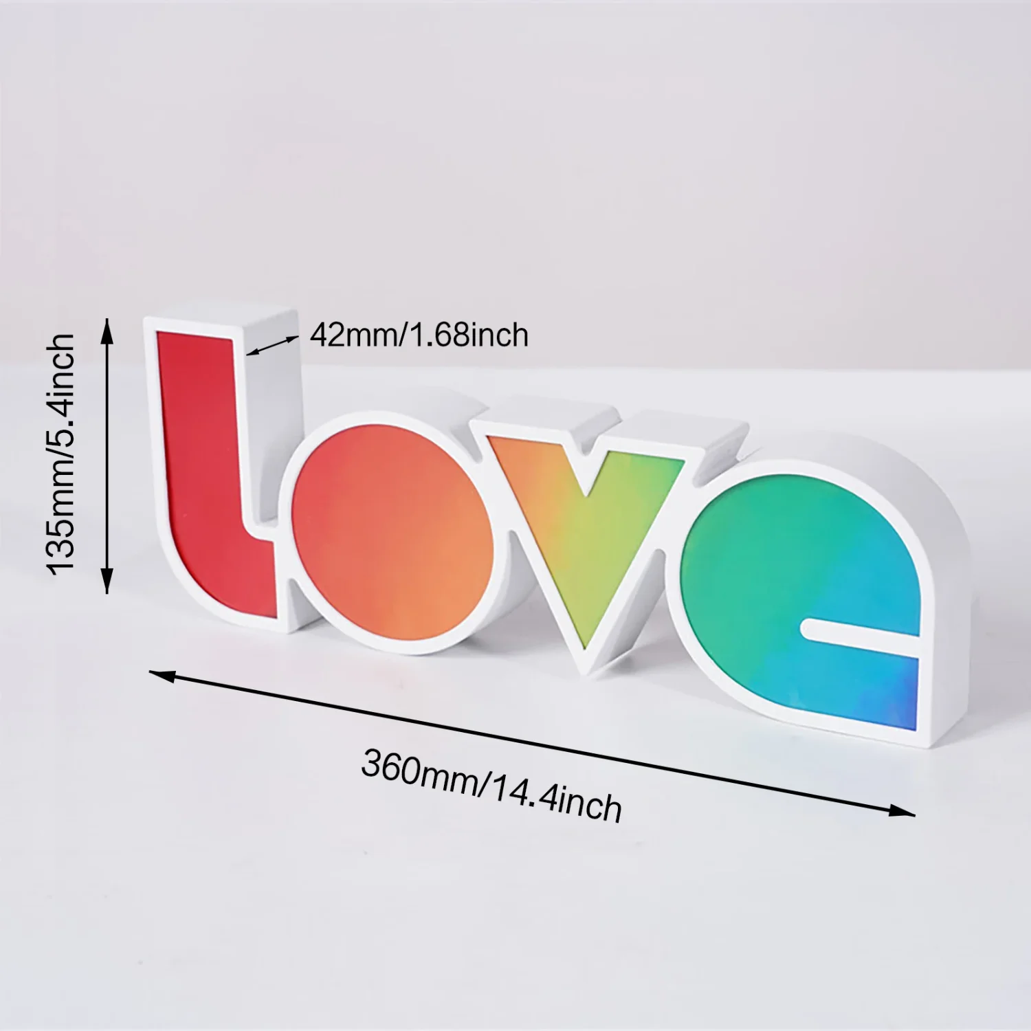 LED Neon Lights Love Letters Lamp, Battery USB Powered Night Light   Decorative Wedding Valentine Birthday Gift