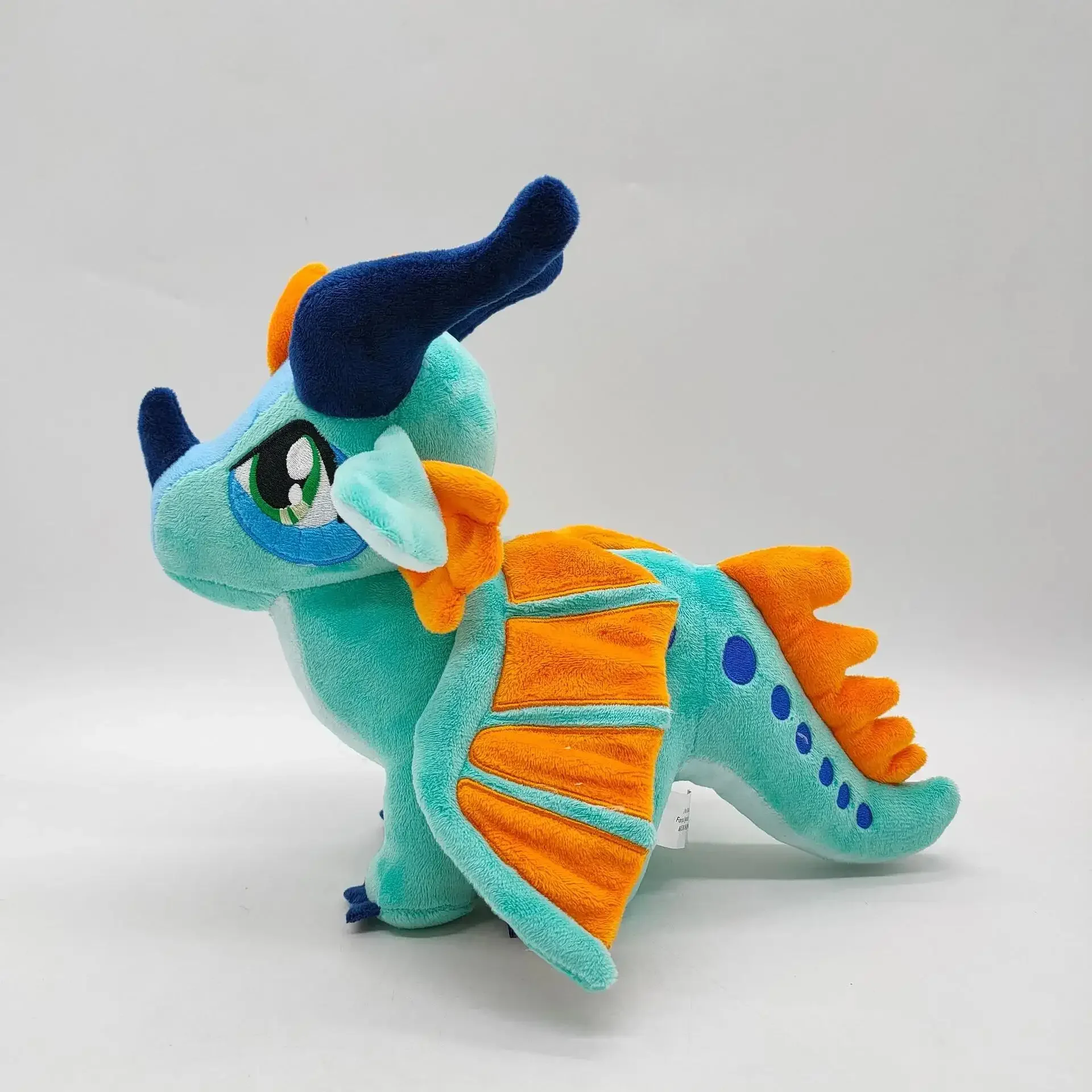 2024 New Cute Wings Of Fire Dragon Plush Doll 23cm Carton Blue Big Eye Wings Of Fire Dragon Push Doll Toy For Kid Christmas Gift