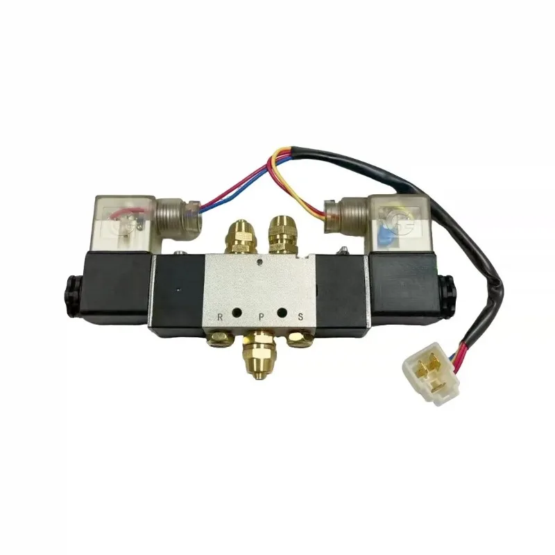 TG2522-08W DC24V Door Pump Solenoid Valve With Wire Pneumatic Passenger Door Replacement Part For City Bus School Coach