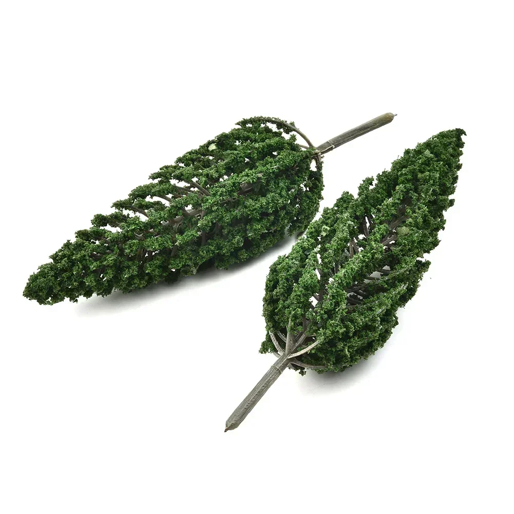 10 pezzi modello pino verde per scala Layout ferroviario 15cm SL-16059 modello di plastica treno albero in miniatura artificiale