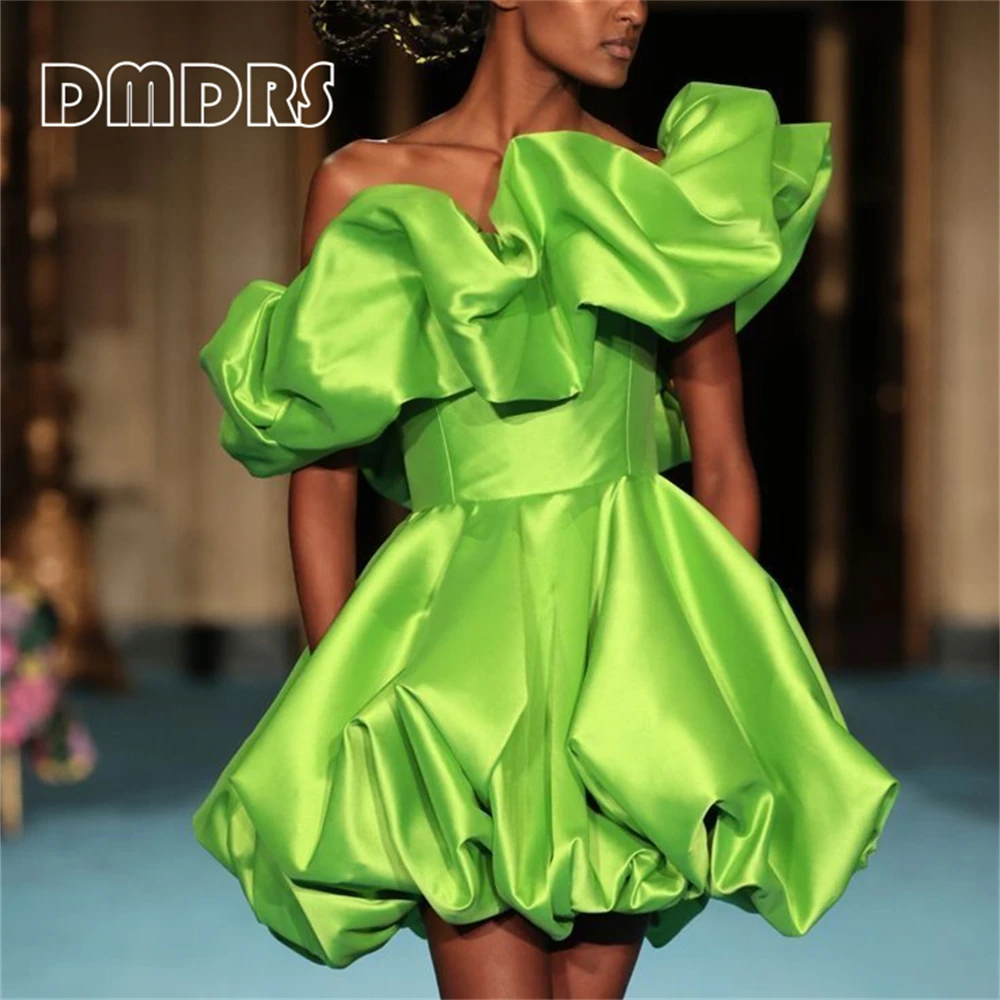 Pageant Satin Dress for Women, Lovely Off Shoulder Satin Party Gown, Customized Colors and Size Solid Birthday Dress