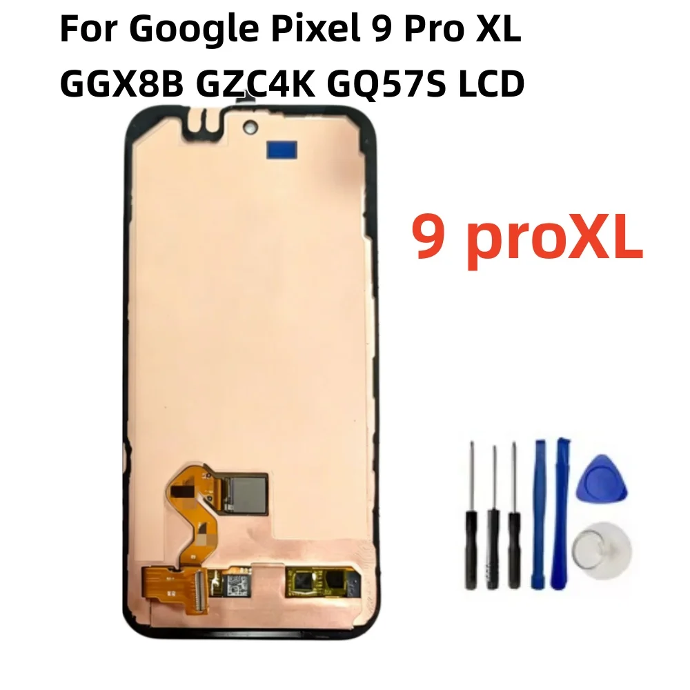 OLED /TFT For Google Pixel 9 Pro XL LCD GGX8B GZC4K GQ57S Display Touch Screen Digitizer Assembly Replacement with fingerprint