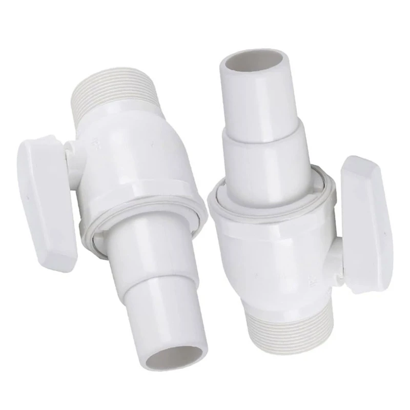 Efficient 2 Way Pool Filter Replacement NonCorrosive Valves Ball Valves Replacement Easy Installation for Pool Dropship