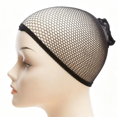 Hair Nets Good Quality Mesh Wig Caps Black Wig Making Caps Breathable Mesh Weaving Hair Net for Wig Making Daily Hair Styling
