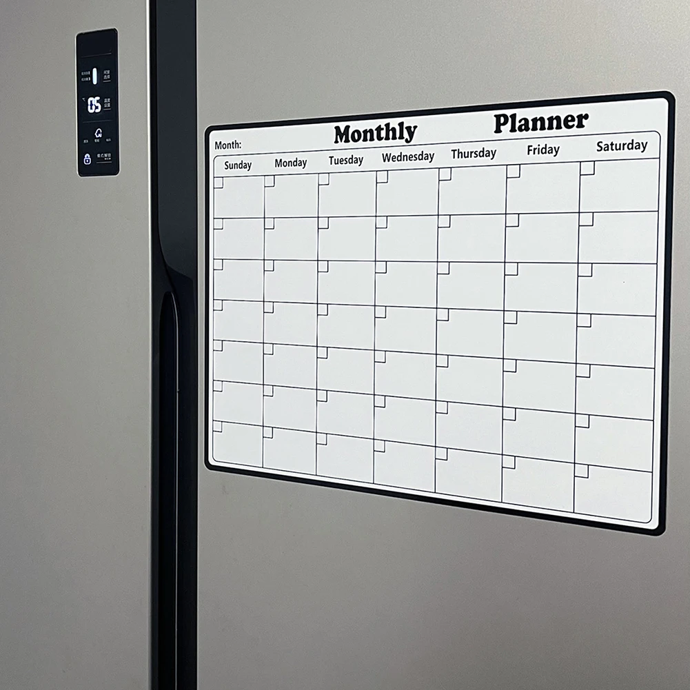 Monthly Calendar Dry Erase Magnetic Planner Reliable Grocery Practical Specifications Package Content Strong Magnetic Design