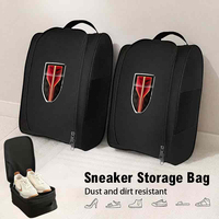 Car Sneaker Bag Portable Shoe Storage Case Travel Organizer Accessories For Hongqi H5 H6 H7 H9 E-QM5 HS3 HS5 HS6 HS7 E-HS3 E-HS9