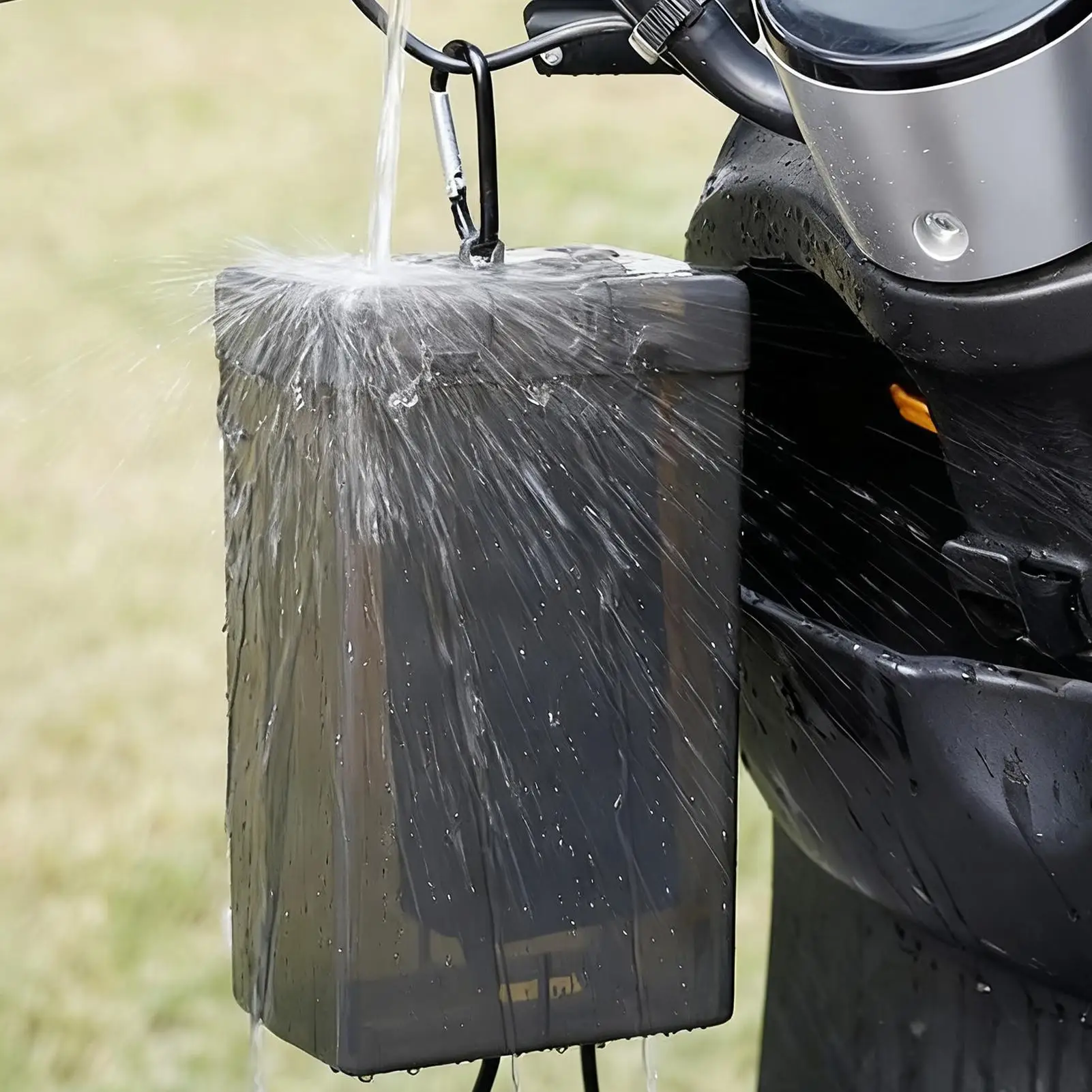 EV Charger Box Rainproof Protective Waterproof Cover Outdoor Motorcycle Power Charger Case For All Weather Storage Parking Lot