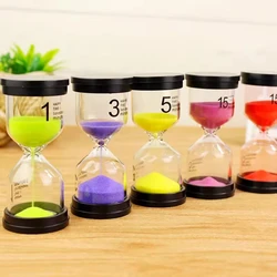 1/3/5/10/15/20/30/45/60 Hourglass Minutes Sand Watch Sandglass Timer Watch Clock Gift Children Sand Timer Hour Home Decoration