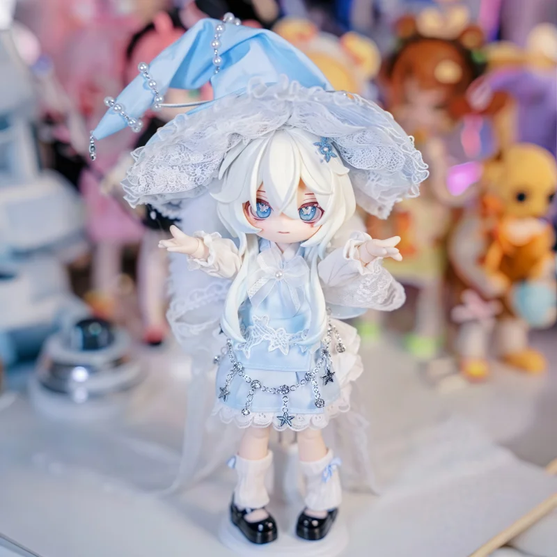 

1/12 BJD Articulated Doll Blind Box Jump Moon Time Bunny Cute Decorative Collectible Figure Trendy Toy for Kids Birthday Gift