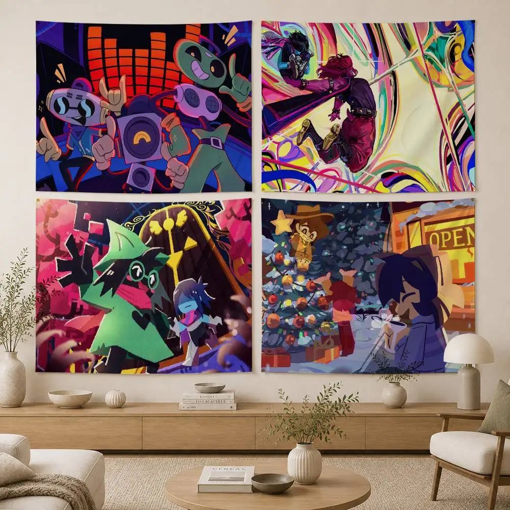 Game D-D-Deltarune Flag Digital Printing Banner for Garage Wall Out Door Decoration