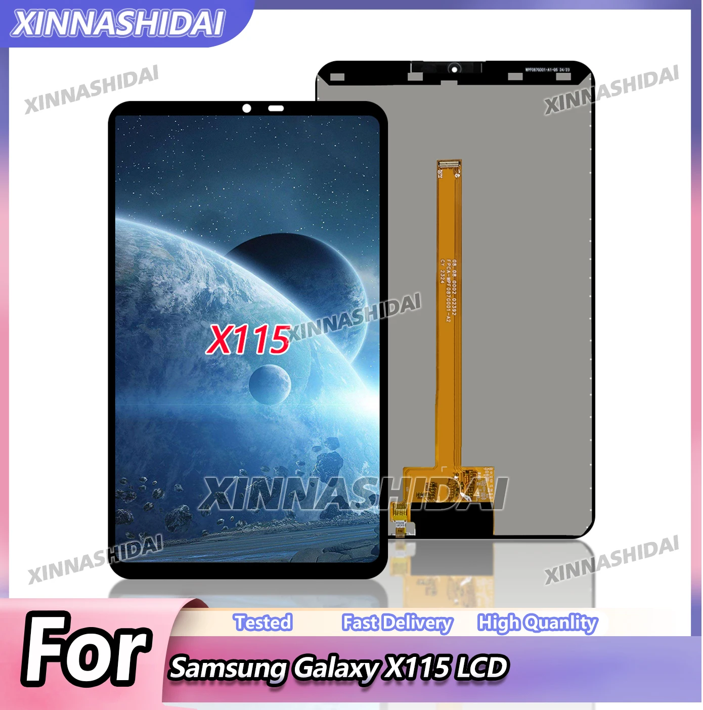 High Quality LCD Display, Touch Screen Digitizer Assembly - Ideal Repair Parts for Samsung Galaxy Tab SM - X110/SM - X115