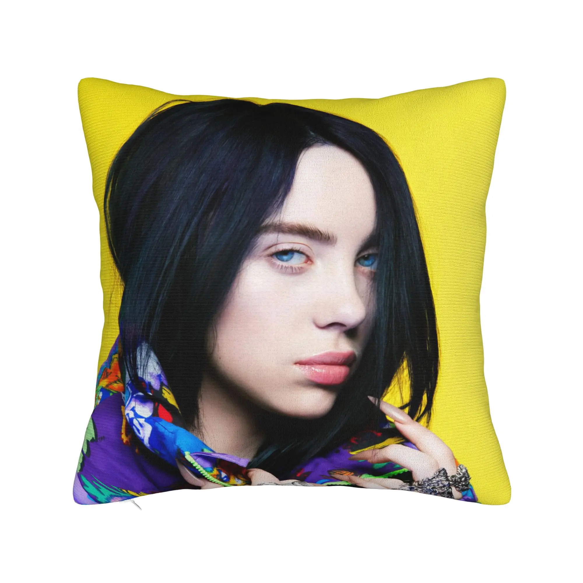 Billies Hit Me Hard And Soft Pillowcase  Printing Polyester Cushion Cover Decor  Throw Pillow Case Cover Home Zippered 45X45cm