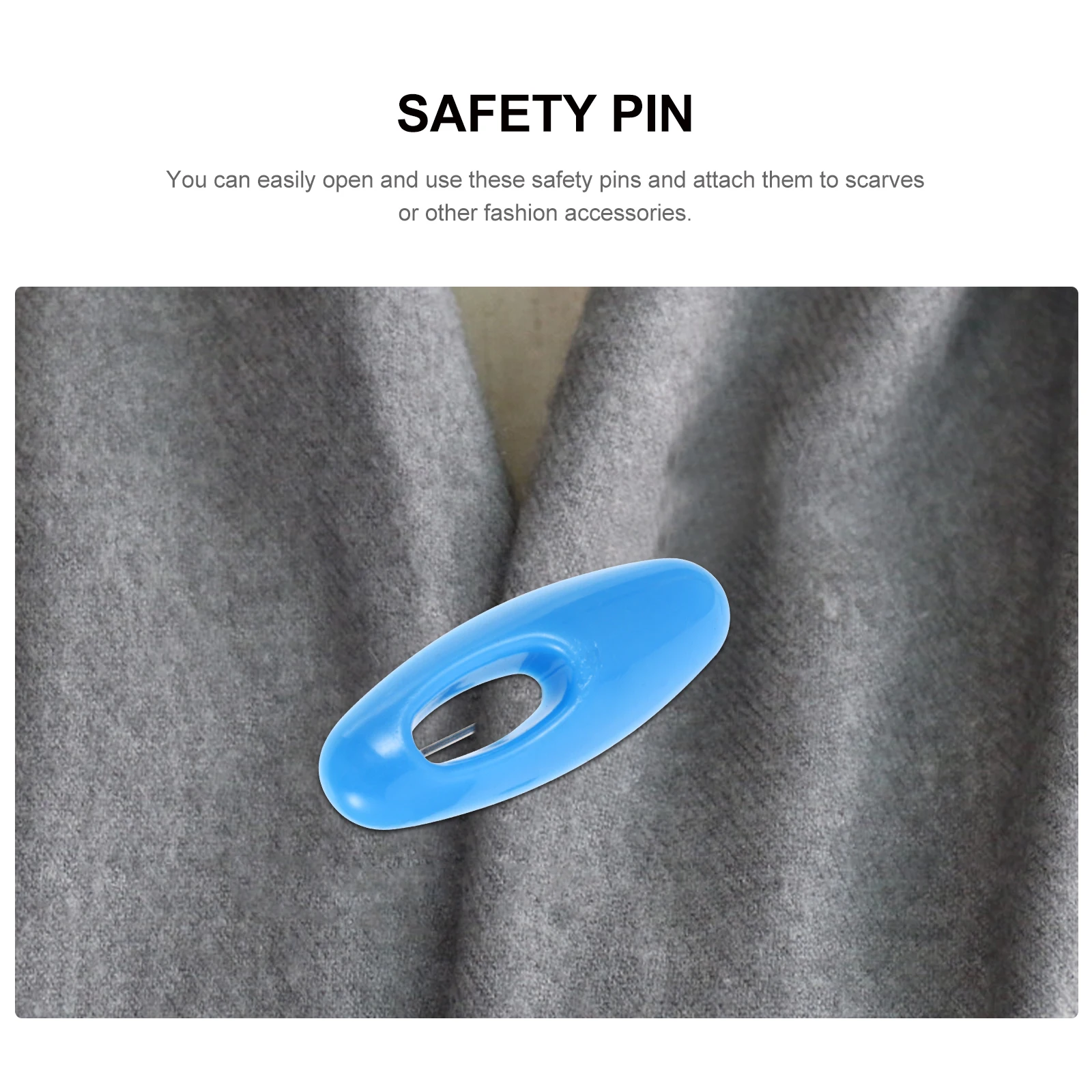 

36Pcs Safety Pin Plastic Durable Colorful Pins for Sewing Quilting Fabric Crafts Scarf Buckle DIY Safety Pin Scarf Buckles