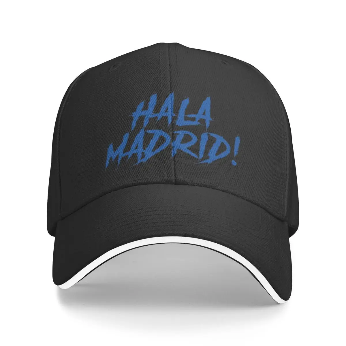 

Blue Hala Madrid Unisex Sandwich Bill Baseball Cap - Fashion Adjustable Sun Hat for Outdoor Activities