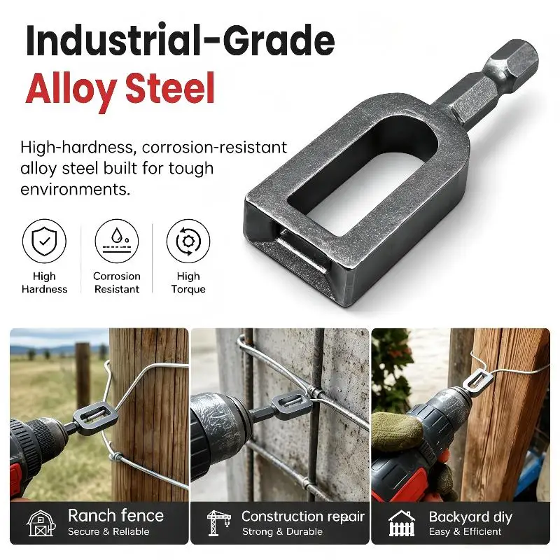 Nueva herramienta eléctrica para retorcer alambres, herramienta de alta resistencia para taladro con vástago hexagonal de 1/4 pulgadas, herramienta profesional para retorcer alambres.