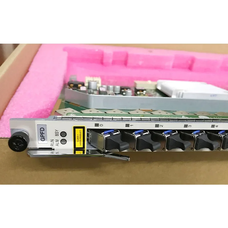 H805 GPFD GPON Board with 16pcs class B+/C+/C++ SFP modules for HUAWEI MA5683T / MA5680T / MA5608T/MA5603T OLT