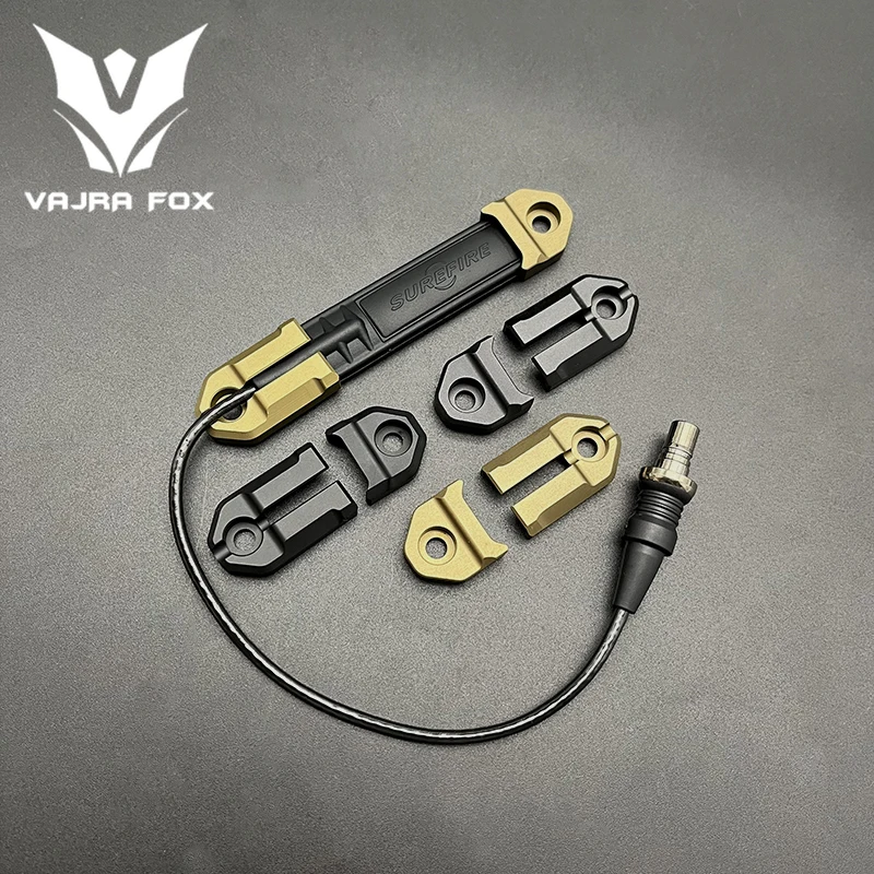 

Mlok Metal Pocket Panel SF Pressure Switch Pad Slot for Tactical Weapon Scout Light Flashlight M600 M300 and PEQ DBAL-A2 Laser