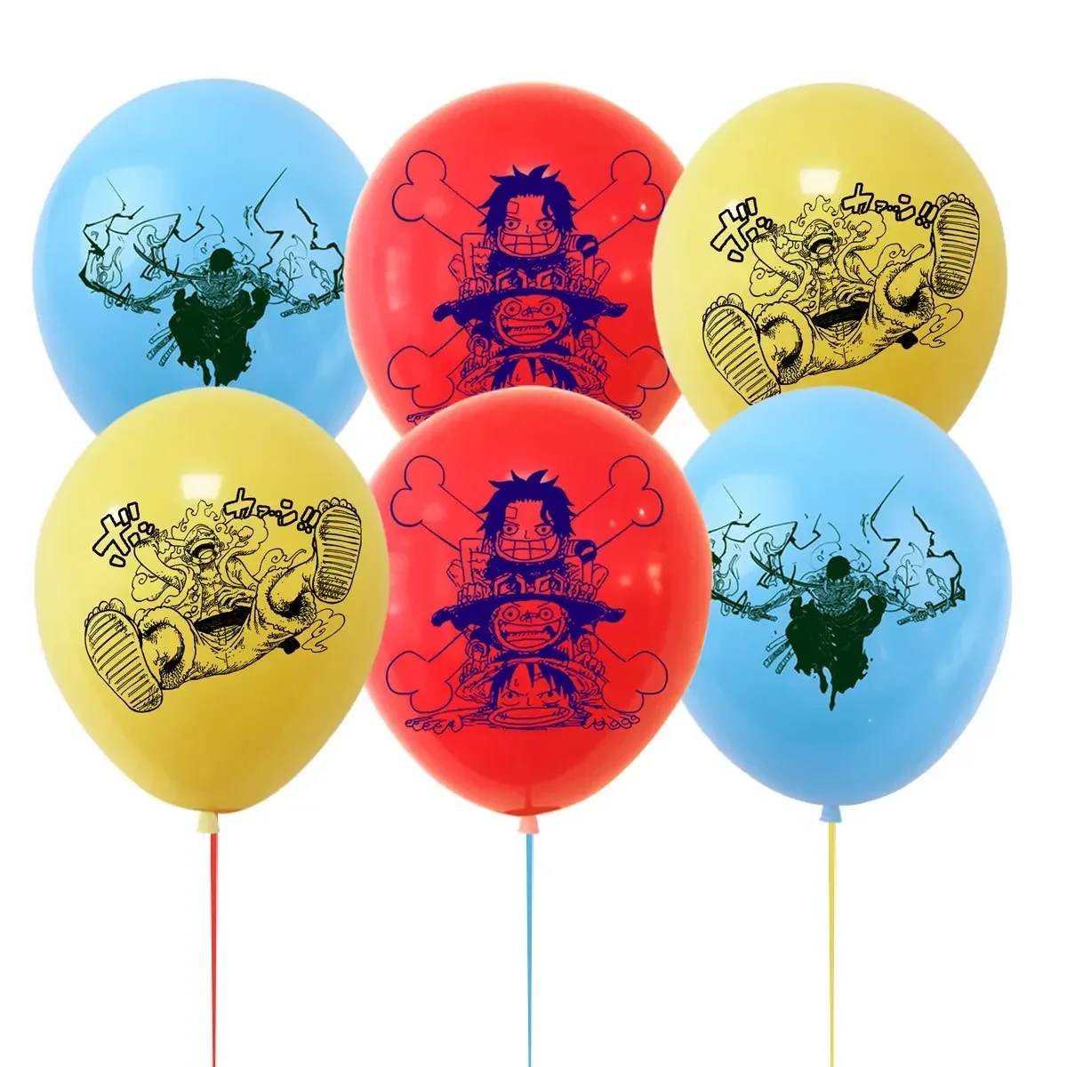 One Piece Party Dekorationen Anime Cartoon Figur Ruffy Zoro Ballon Geburtstag Party Gefälligkeiten Happer Geburtstag Banner Kuchen Topper – Detail 8
