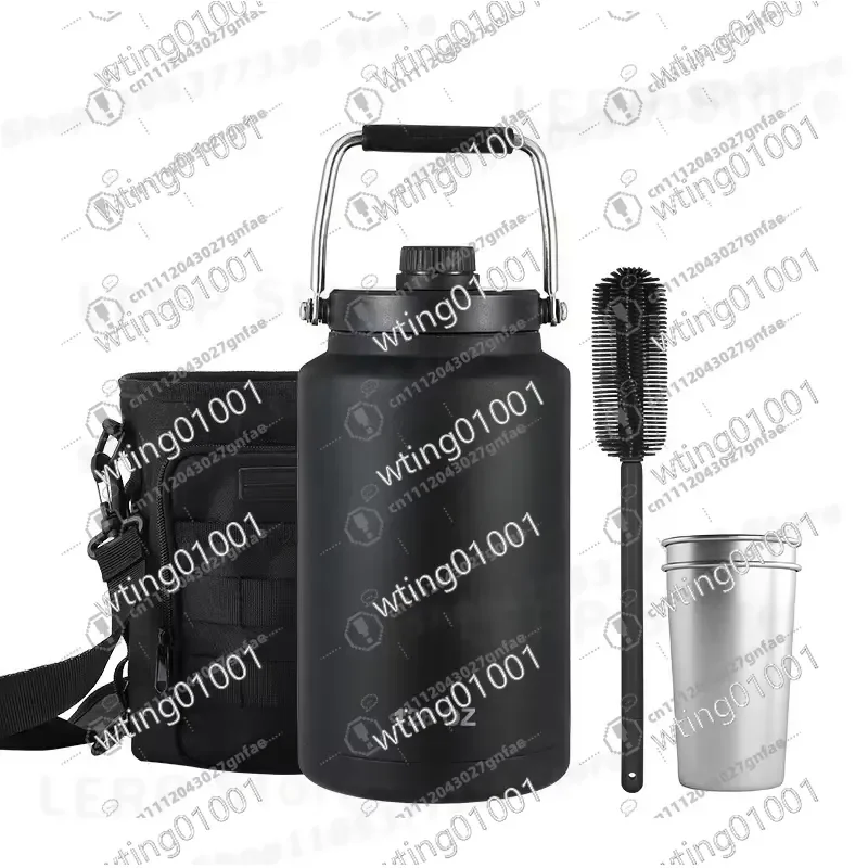 for Outdoor Camping Large 128oz Stainless Steel Kettle Sports Thermal Water Bottle Keeps Cold 48 Hours